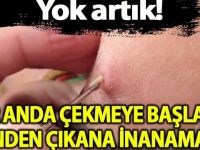 Bir anda çekmeye başlamıştı ve İçinden çıkanlarada inanamadı