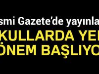 Resmi Gazete’de yayınlandı