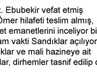 Ne kadar büyüksün Ya Ebubekir…