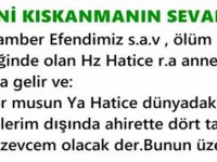 Eşini Kıskanma’nın Sevabı