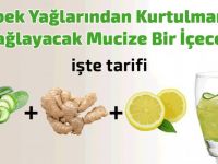 Göbek Yağlarından Kurtulmanızı Sağlayacak Mucize Bir İçecek ve de