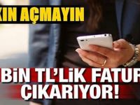 Açana 2 bin tl fatura çıkarıyor çok dikkatli olun