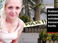 Kıskanç eş, annesinin evinden çıkan kocasına pusu kurdu!