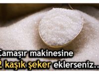 Çamaşır Makinenize 2 Kaşık Şeker Eklerseniz
