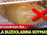 Ekmek bozulmasın diye buzdolabına koymayın