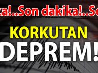 Erzurum'da deprem