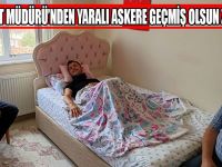 Emniyet Müdürü Yaralı Uzman Çavuşu Ziyaret Etti