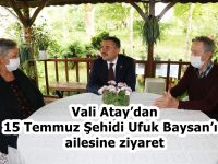 Yeni Validen şehit ailesine ziyaret