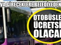 Sınava Gireceklere Belediyeden Jest