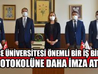 Düzce Üniversitesi İş Birliği Protokolüne İmza Attı