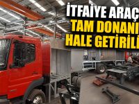 İtfaiye Araçları Tam Donanımlı Hale Getiriliyor