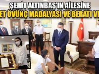 Devlet Övünç Madalyası Ve Beratı Şehidin Eşine Verildi