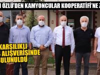 Başkan Özlü’den Kamyoncular Kooperatifi’ne Ziyaret