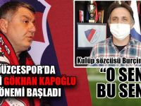 Düzcespor’da İkinci Gökhan Kapoğlu Dönemi Başladı