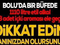 Bolu'da sahte alkol operasyonu