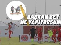 Boluspor başkanı maçı vinçte izledi