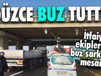 İtfaiye Ekiplerinin Buz Sarkıtları Mesaisi