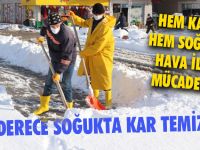 Dondurucu Soğukta Kar Temizliği