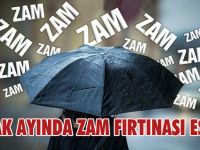 Ocak Ayında Zam Fırtınası Esti