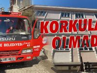 Vatandaşlar söndürdü