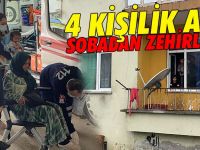 Sobadan zehirlenen aile hastaneye kaldırıldı