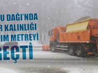 Bolu Dağı’nda Kar Yağışı ve Sis Etkili Oluyor