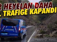 Düzce-Zonguldak yolunda heyelan meydana geldi