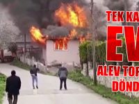 Ev Alev Topuna Döndü
