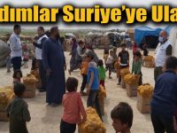 Yardımlar Suriye’ye ulaştı