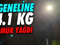 Düzce’ye gece 84.1 kilogram yağış düştü