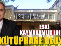 Eski kaymakamlık lojmanı kütüphane oluyor