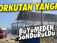 Geri dönüşüm tesisinde korkutan yangın