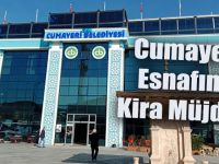 Cumayeri esnafına kira müjdesi