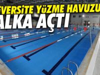 Yüzme havuzu açıldı