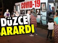 Düzce aşılamada sarı renge kavuştu