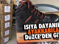 Isıya dayanıklı 100 ayakkabı yangın bölgelerine gönderildi