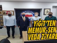 Yiğit’ten Memur-Sen’e veda ziyareti