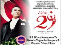 Düzce kamyoncular 29 Ekim