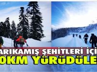 Sarıkamış Şehitleri İçin 40km Yürüdüler