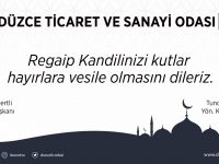 Düzce TSO Regaip Kandili