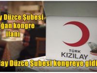 TÜRKİYE KIZILAY DERNEĞİ DÜZCE ŞUBESİ KONGRE İLANI