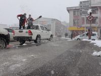 BELEDİYEDEN HAFTA SONU KARLA MÜCADELE MESAİSİ