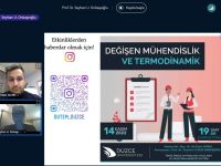 Değişen mühendislik ve termodinamik adlı söyleşi düzenlendi
