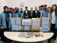 Gönülden biriken kahvaltılar teslim edildi