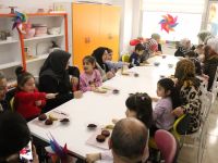 Mutfakta hünerlerini sergiledi