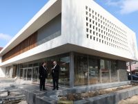 Başkan Özlü çalışmaları yerinde inceledi