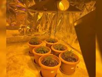 Uyuşturucuyu çatıya dikmiş