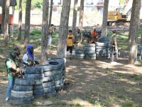 LİSE ÖĞRENCİLERİ PAİNTBALL KAPIŞTI