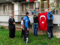 DEPREMZEDE AİLE İSTEDİ POLİSLER YERİNE GETİRDİ
