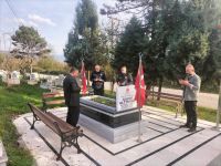 ŞEHİT POLİSİ MESLEKTAŞLARI UNUTMADI